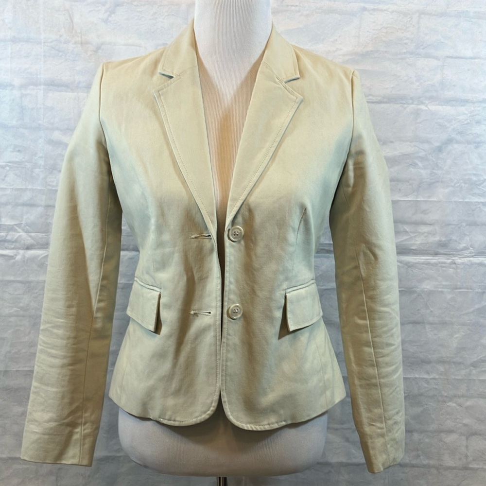 Issac Mizrahi Beige Blazer